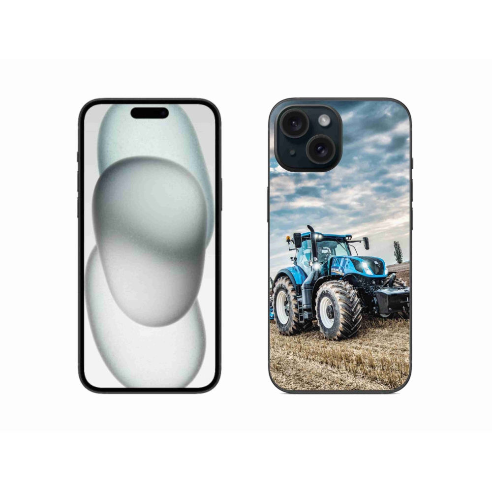 Gelový kryt mmCase na iPhone 15 - traktor 2