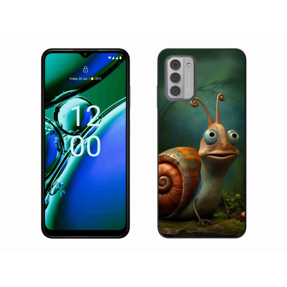 Gelový kryt mmCase na Nokia G42 - šnek