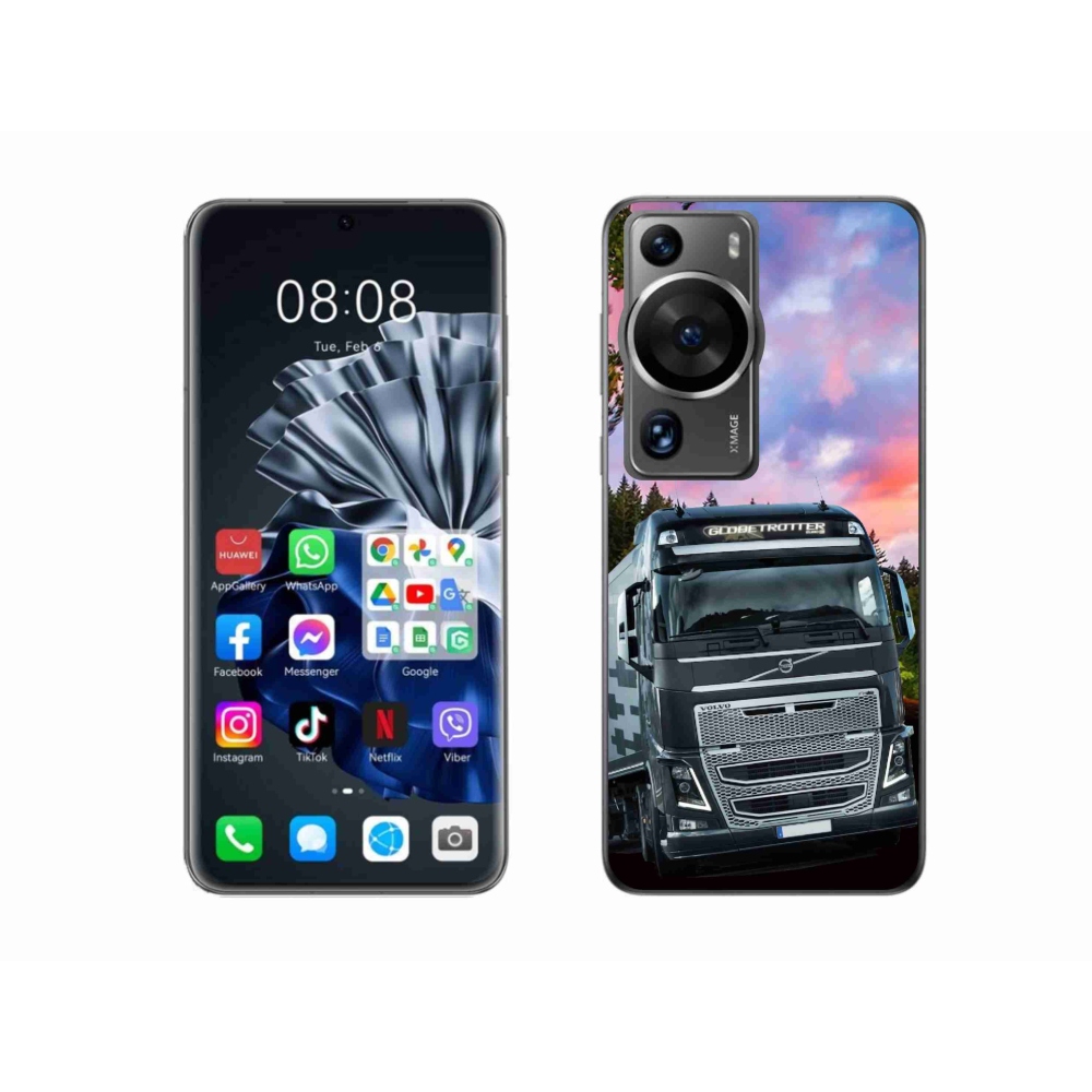 Gelový kryt mmCase na Huawei P60 Pro - kamion 2
