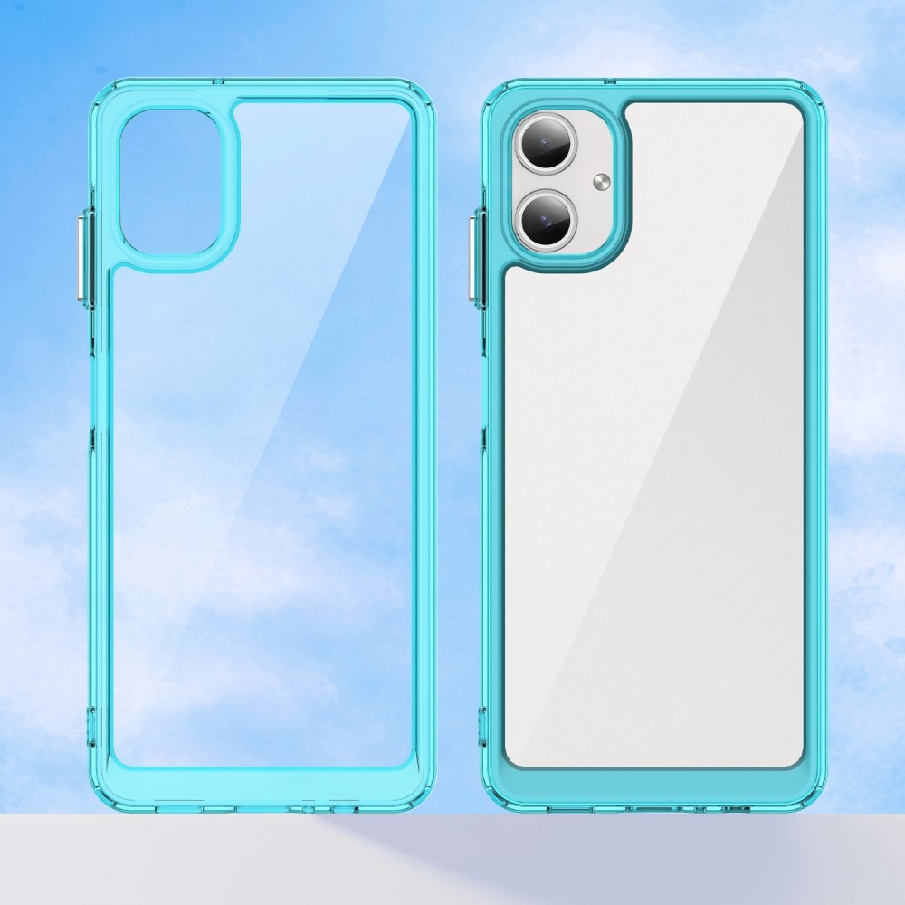 Gelový obal s pevnými zády na Samsung Galaxy A06 4G - světlemodrý