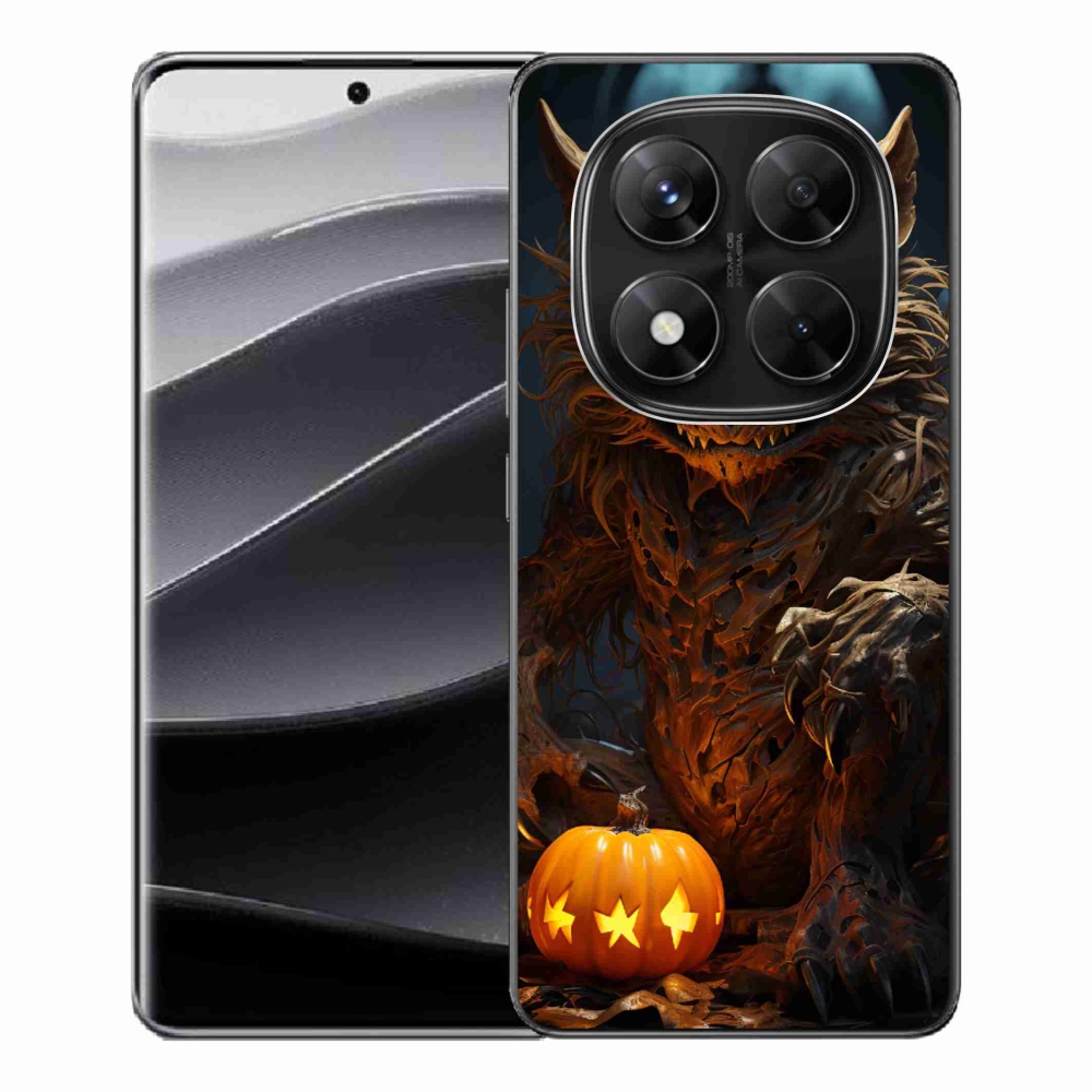 Gelový kryt mmCase na Xiaomi Redmi Note 14 Pro 5G/Poco X7 5G - halloweenská příšera
