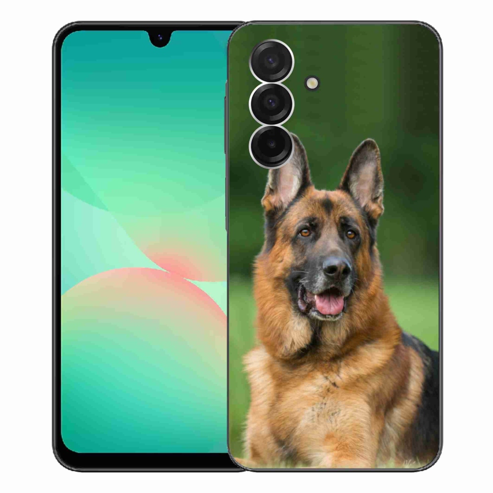 Gelový kryt mmCase na Samsung Galaxy A26 5G - německý ovčák