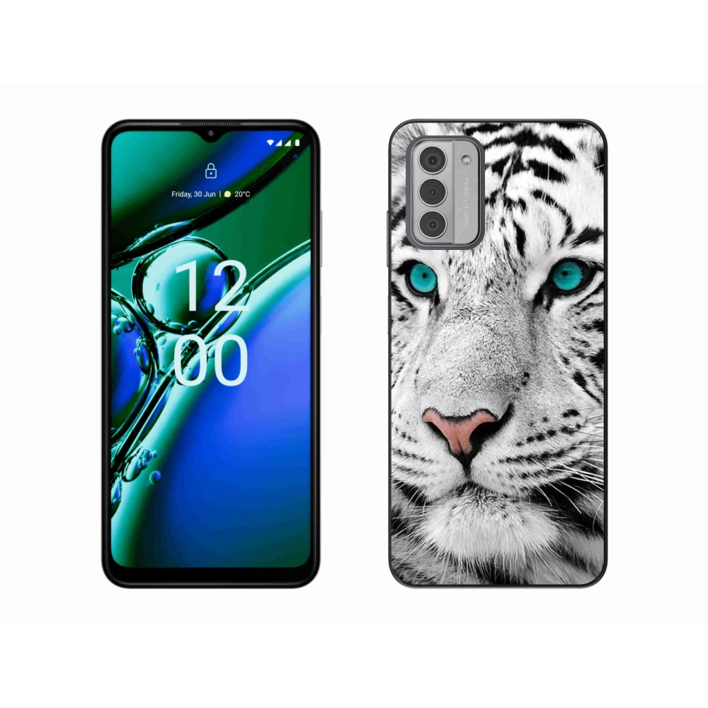Gelový kryt mmCase na Nokia G42 - bílý tygr