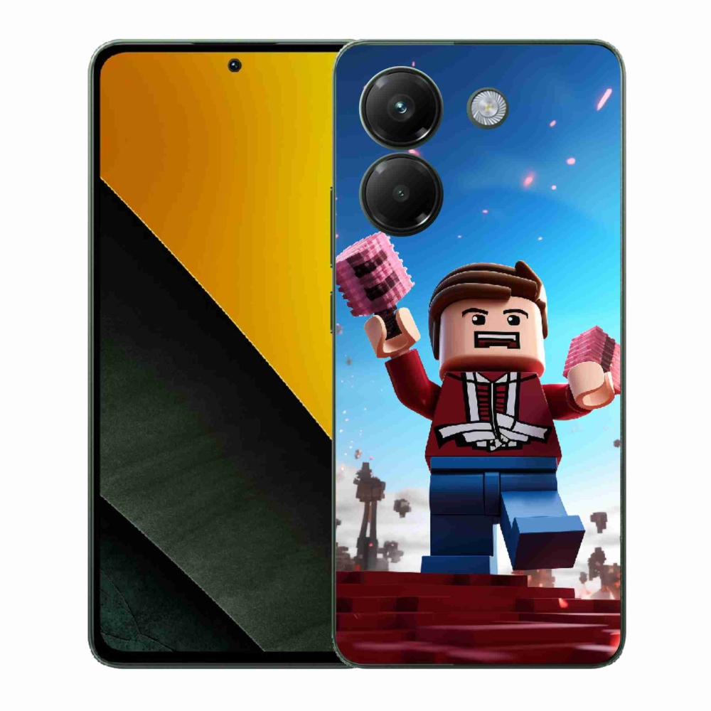 Gelový kryt mmCase na Xiaomi Poco M7 Pro 5G - roblox 2