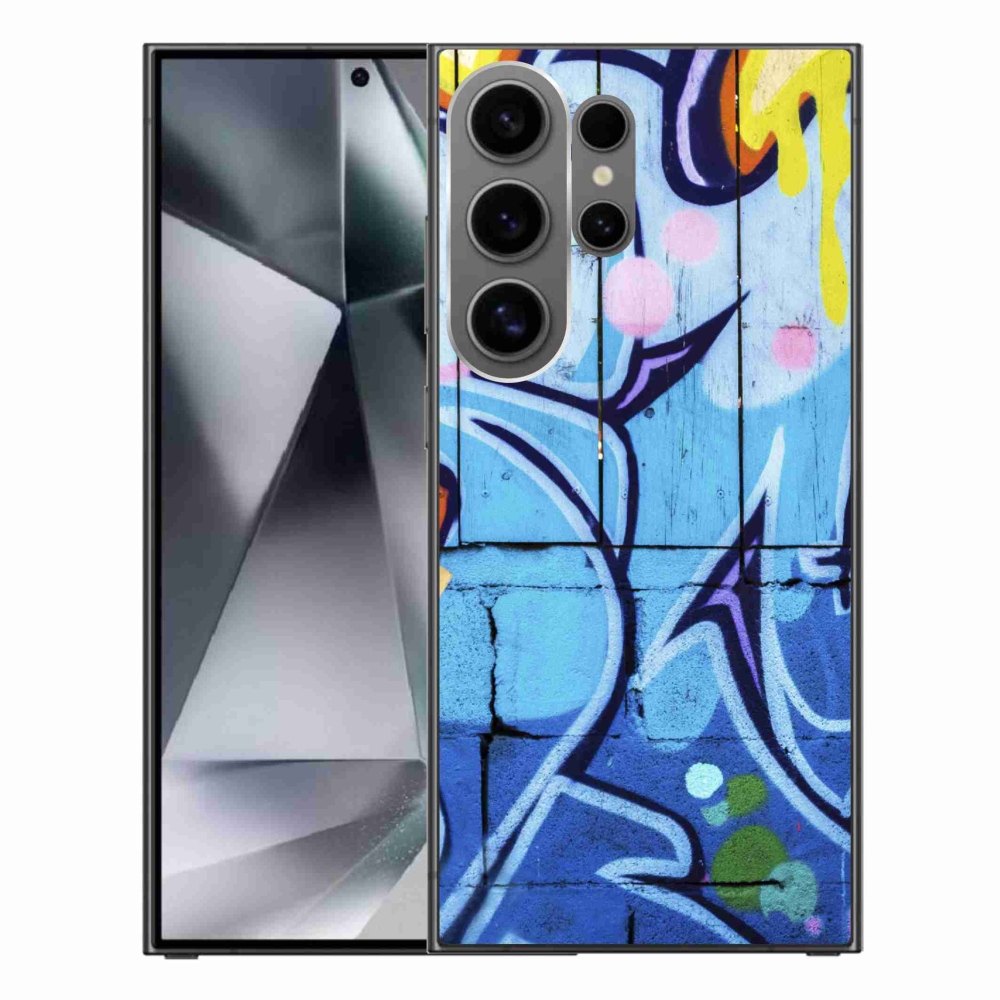 Gelový kryt mmCase na Samsung Galaxy S24 Ultra - graffiti