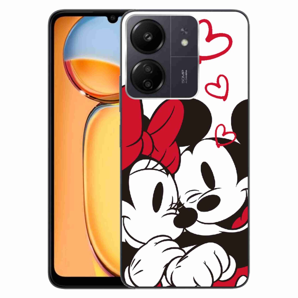 Gelový kryt mmCase na Xiaomi Poco C65/Redmi 13C - minnie a mickey