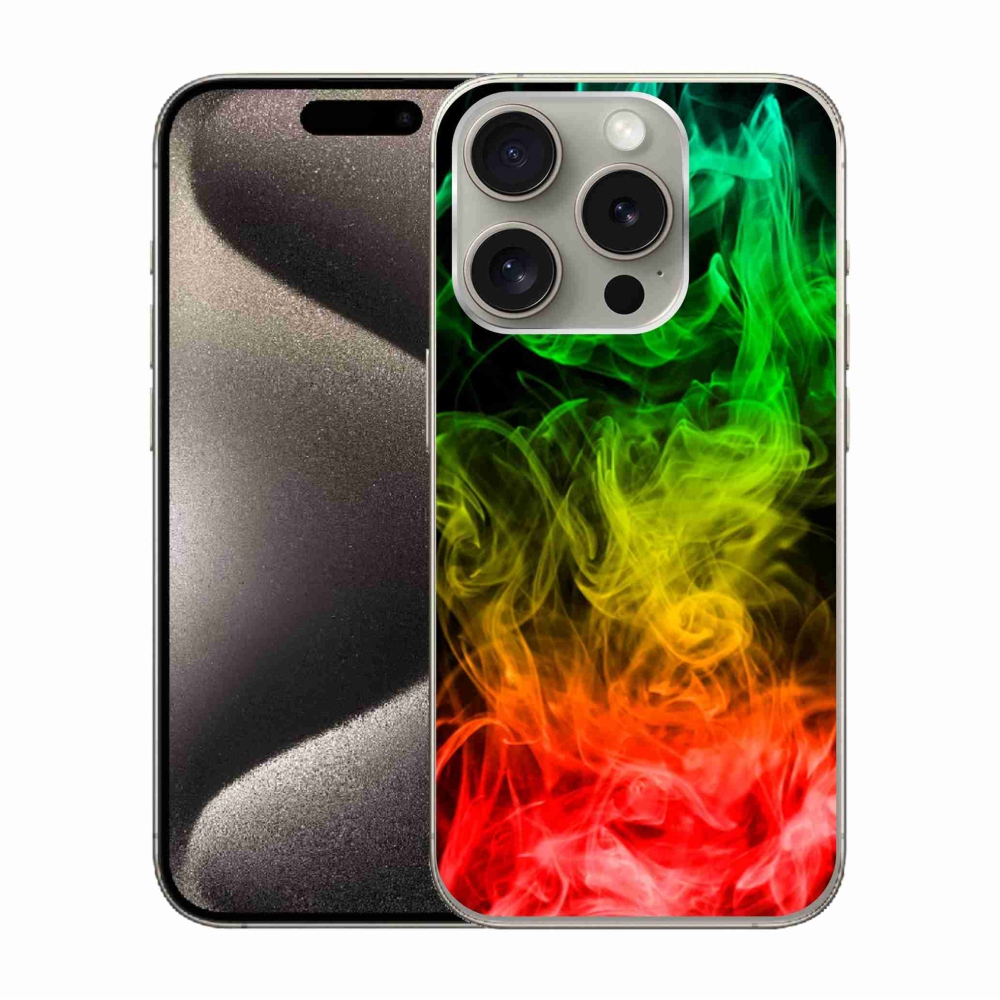 Gelový kryt mmCase na iPhone 15 Pro - abstraktní vzor 7