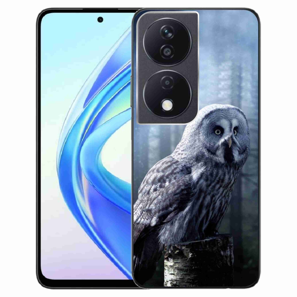 Gelový kryt mmCase na Honor X7b/Honor 90 Smart - sova