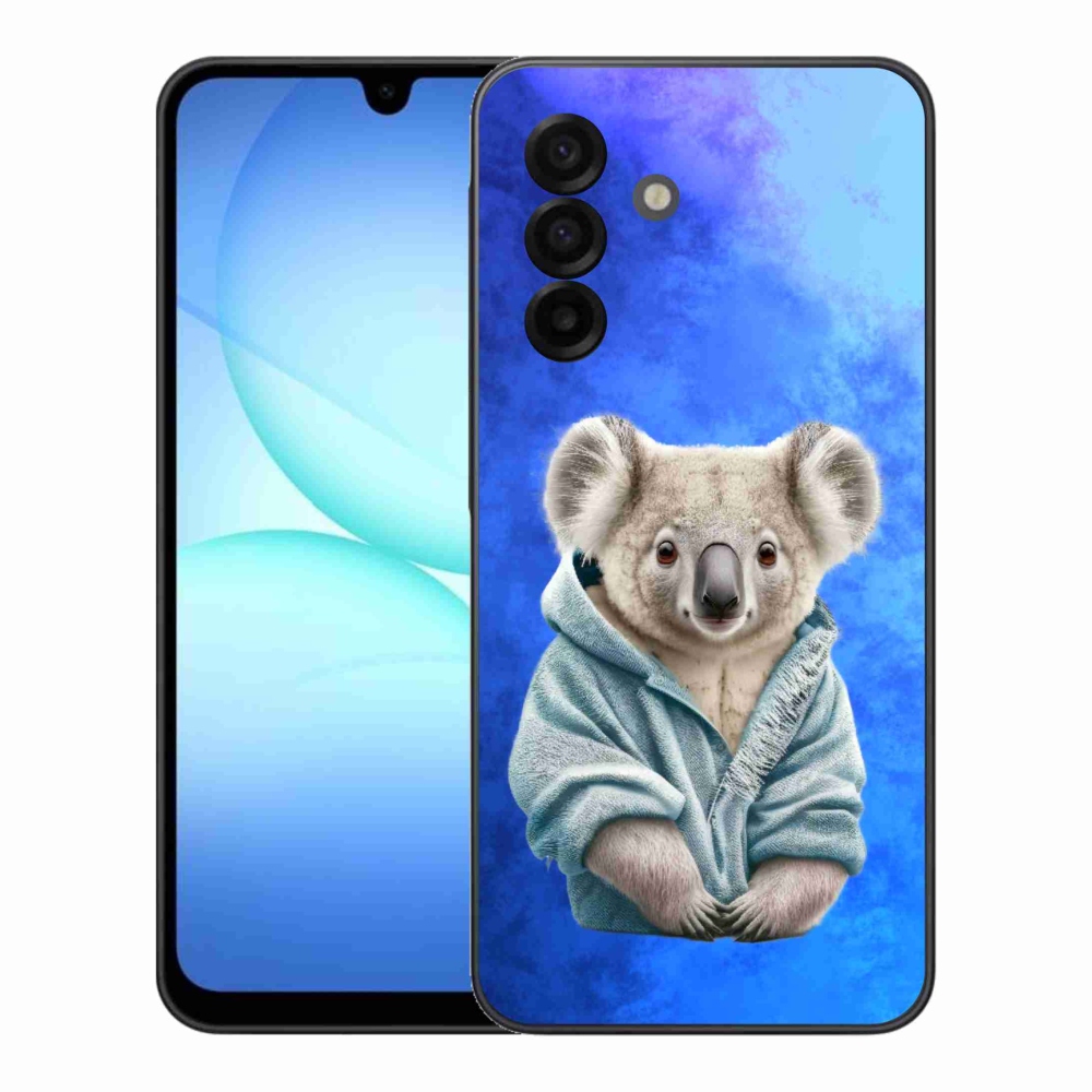 Gelový kryt mmCase na Samsung Galaxy A17 5G - koala ve svetru