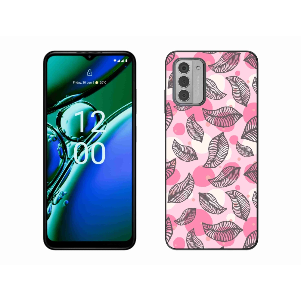 Gelový kryt mmCase na Nokia G42 - kreslené padající listy