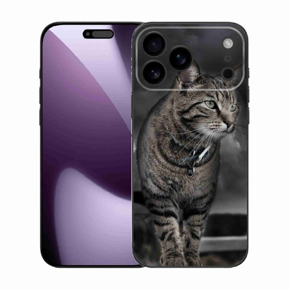 Gelový kryt mmCase na iPhone 17 Pro Max - kočka