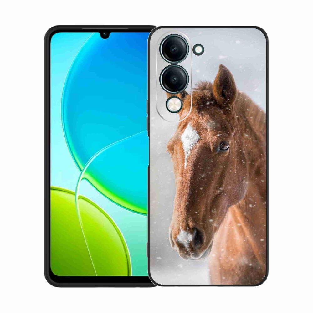 Gelový kryt mmCase na Vivo Y29s 5G - hnědý kůň 2