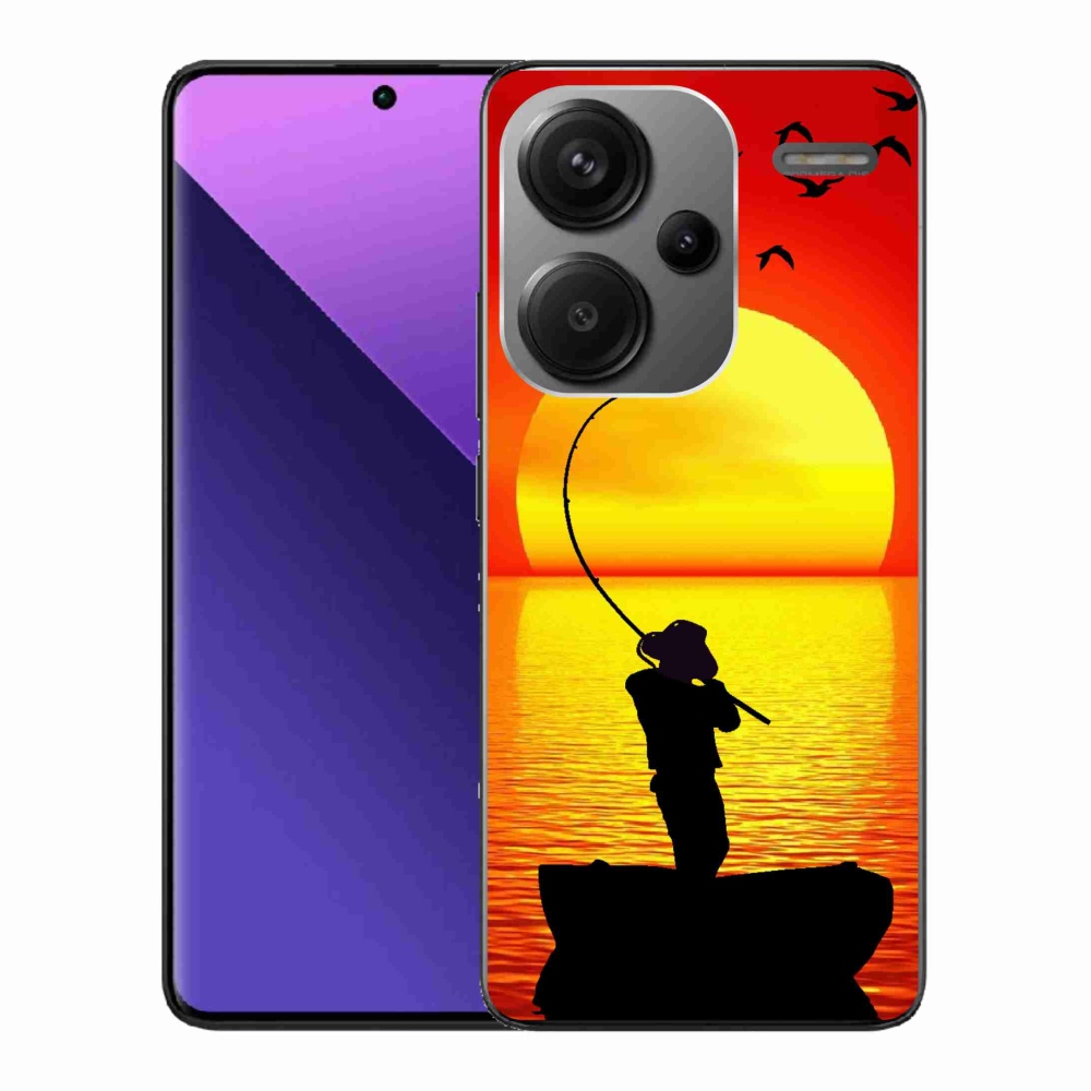 Gelový kryt mmCase na Xiaomi Redmi Note 13 Pro+ 5G - rybaření