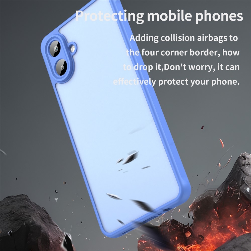 Proof gelový obal s pevnými zády na Samsung Galaxy A07 4G - světlemodrý
