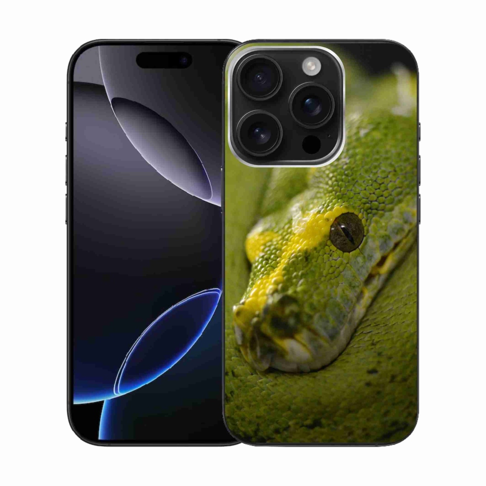 Gelový kryt mmCase na iPhone 16 Pro - had 2