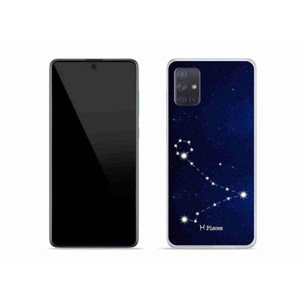 Gelový kryt mmCase na Samsung Galaxy A51 - souhvězdí Ryby
