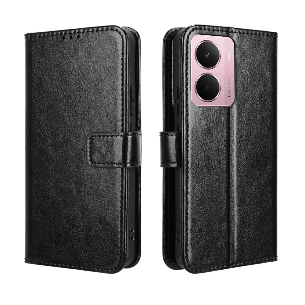 Crazy knížkové pouzdro na Realme 14 5G - černé
