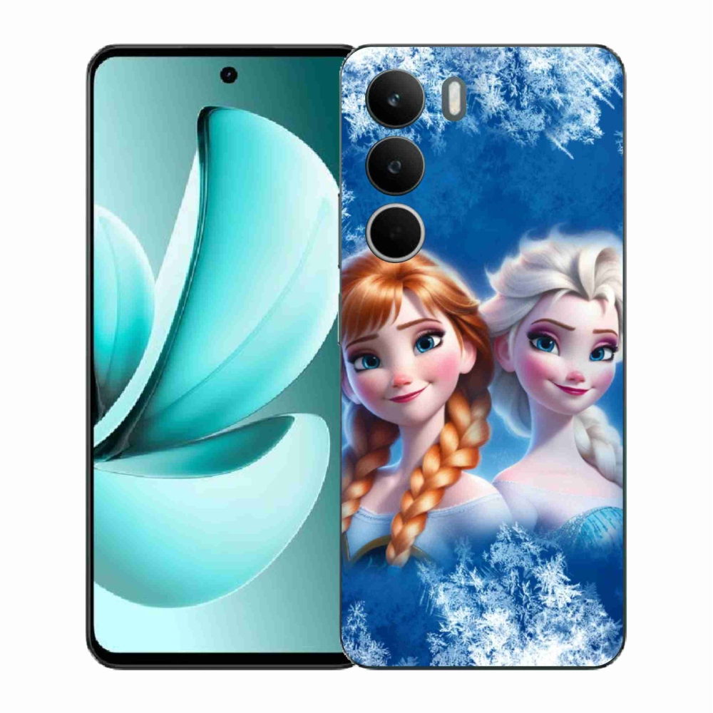 Gelový kryt mmCase na Realme C71 - ledové království 2