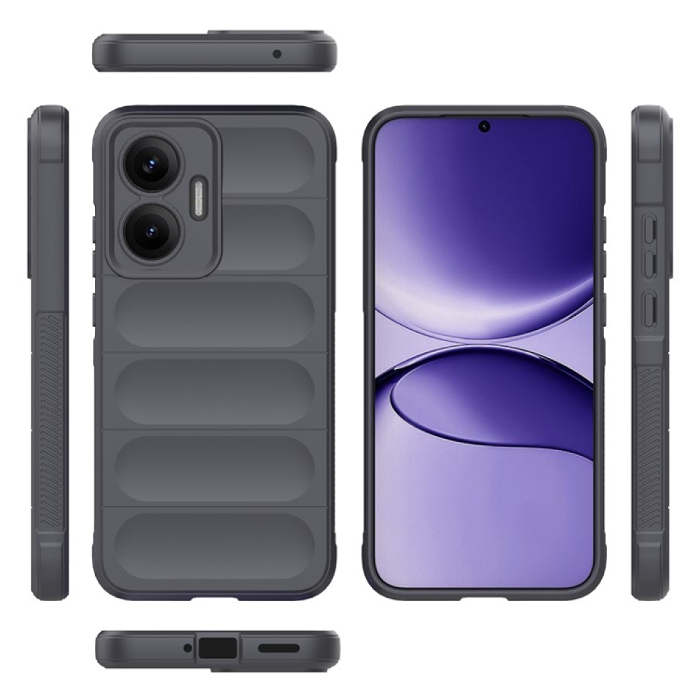 Rugg odolný gelový obal na Xiaomi Poco F7 5G - tmavěšedý