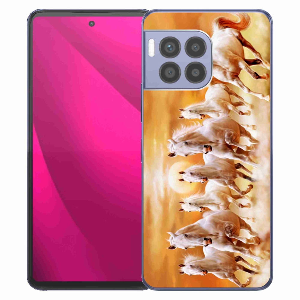 Gelový kryt mmCase na T-Mobile T Phone 2 Pro - koně 2
