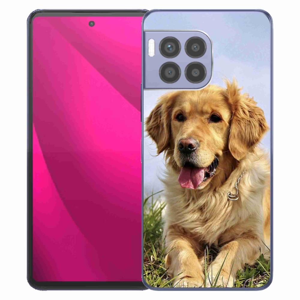 Gelový kryt mmCase na T-Mobile T Phone 2 Pro - zlatý retrívr