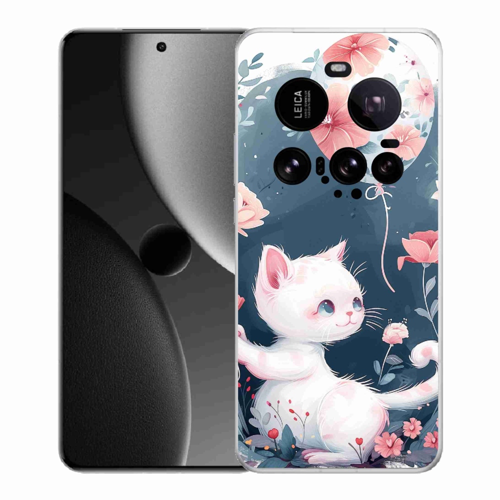 Gelový kryt mmCase na Xiaomi 15 Ultra - kotě s balónkem