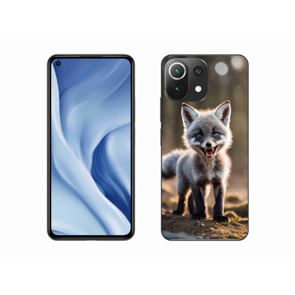 Gelový kryt mmCase na Xiaomi 11 Lite 5G NE - rozzuřená liška