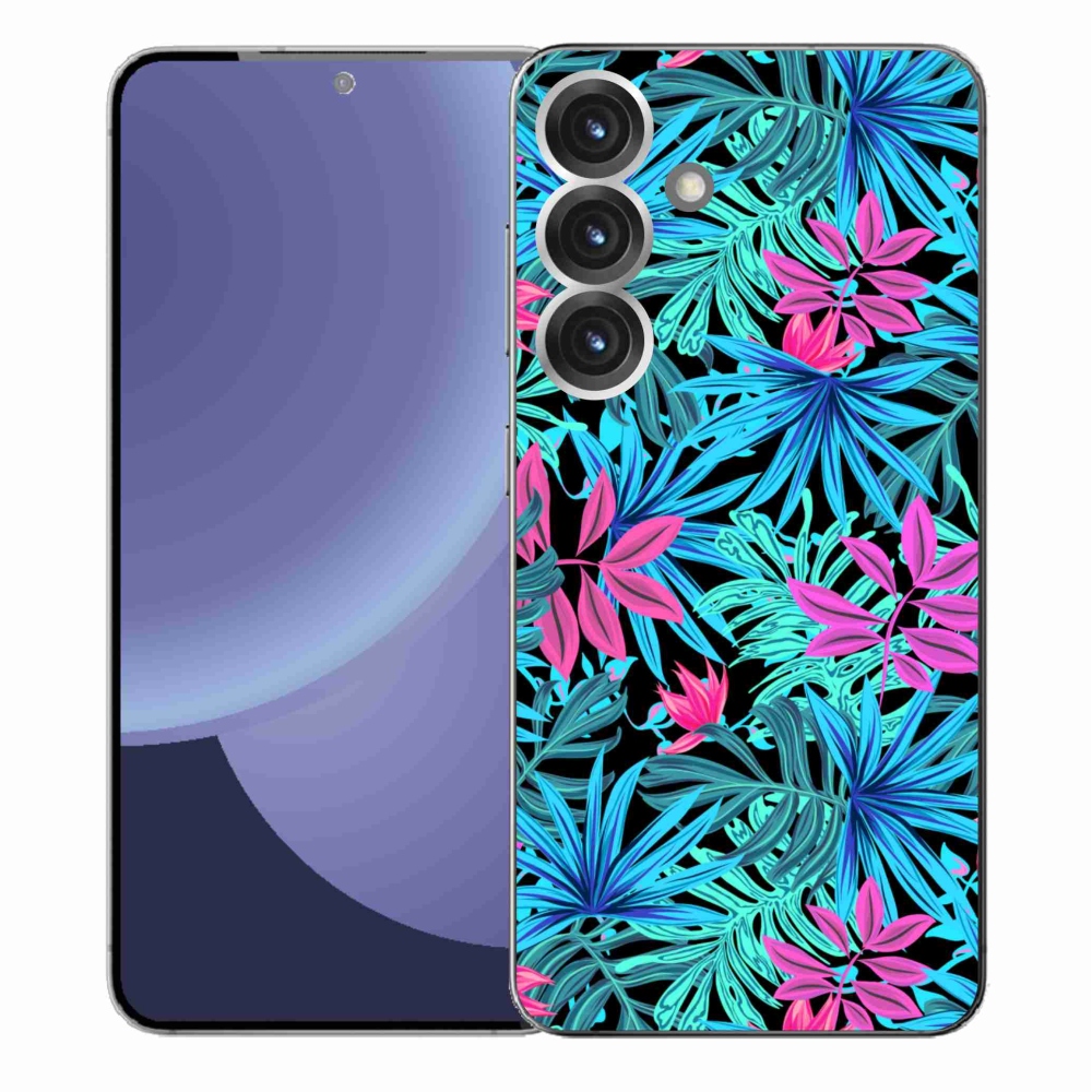 Gelový kryt mmCase na Samsung Galaxy S25+ - květiny 3