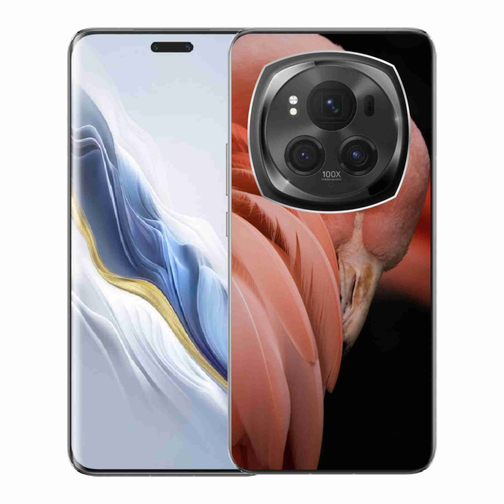 Gelový kryt mmCase na Honor Magic 6 Pro 5G - plameňák 3