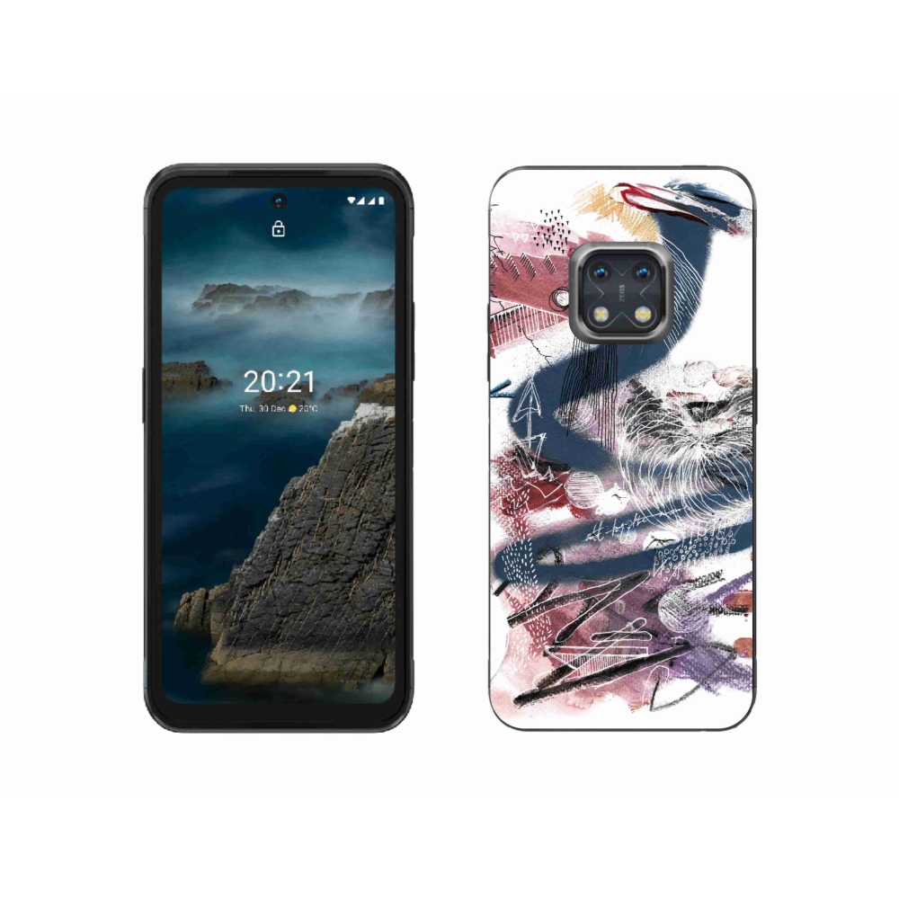 Gelový kryt mmCase na Nokia XR20 - abstraktní motiv 28