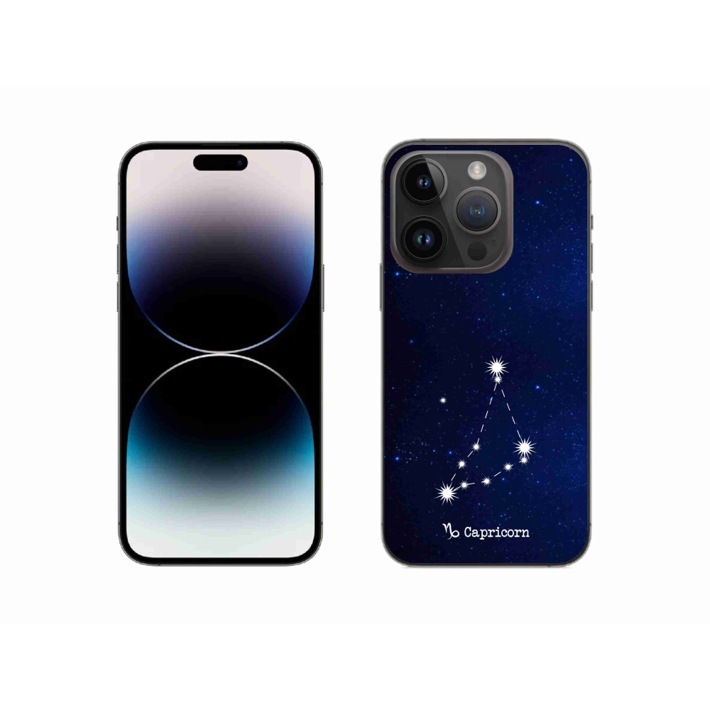 Gelový kryt mmCase na iPhone 14 Pro 6.1 - souhvězdí Kozoroha