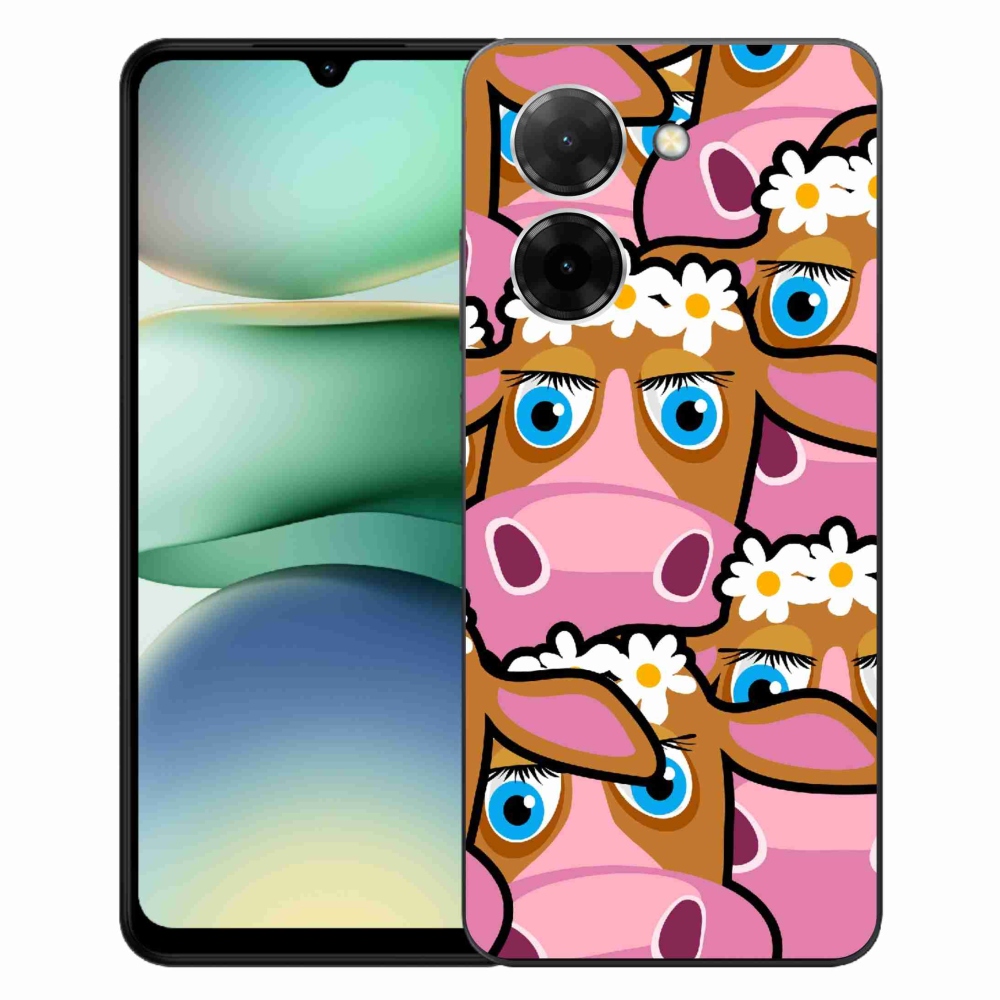Gelový kryt mmCase na Xiaomi Redmi A5 (171.7x77.8x8.3mm) - kreslené kravičky