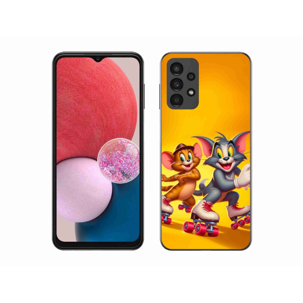 Gelový kryt mmCase na Samsung Galaxy A13 4G - tom a jerry