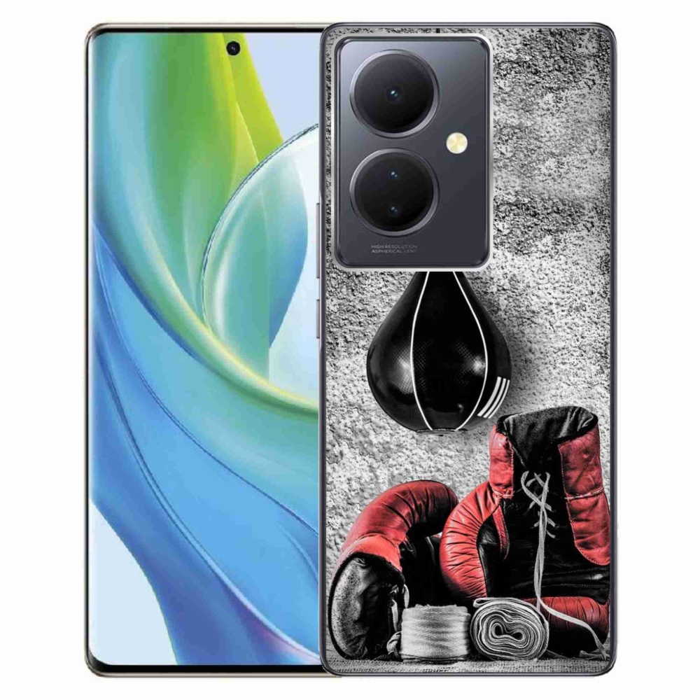 Gelový kryt mmCase na Vivo V29 Lite 5G - boxovací pytel a rukavice