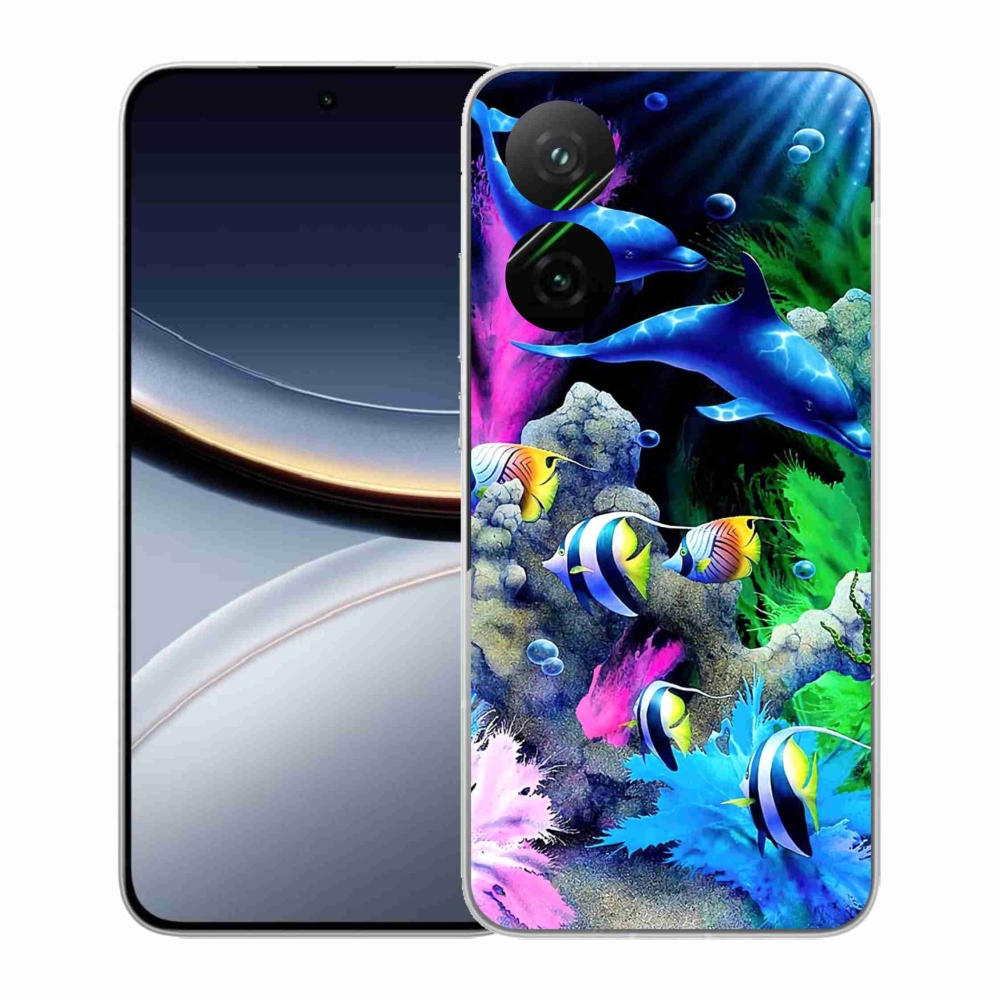 Gelový kryt mmCase na Xiaomi Poco F7 5G - mořský svět