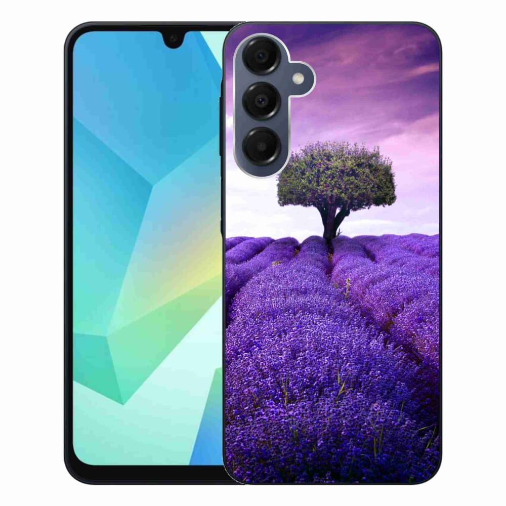 Gelový kryt mmCase na Samsung Galaxy A16 4G/5G - levandulová louka