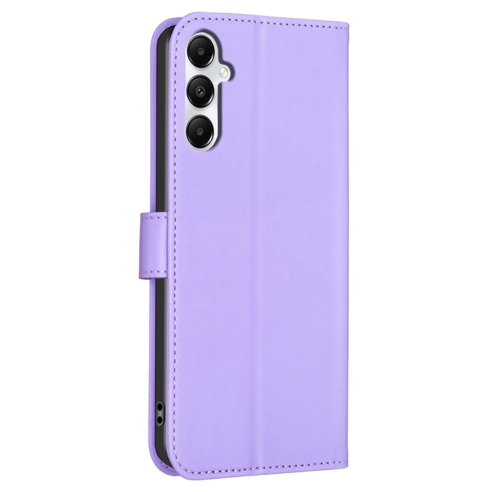 Clover knížkové pouzdro na Samsung Galaxy A56 5G - fialové