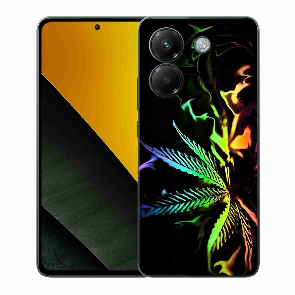 Gelový kryt mmCase na Xiaomi Poco M7 Pro 5G - konopí 2