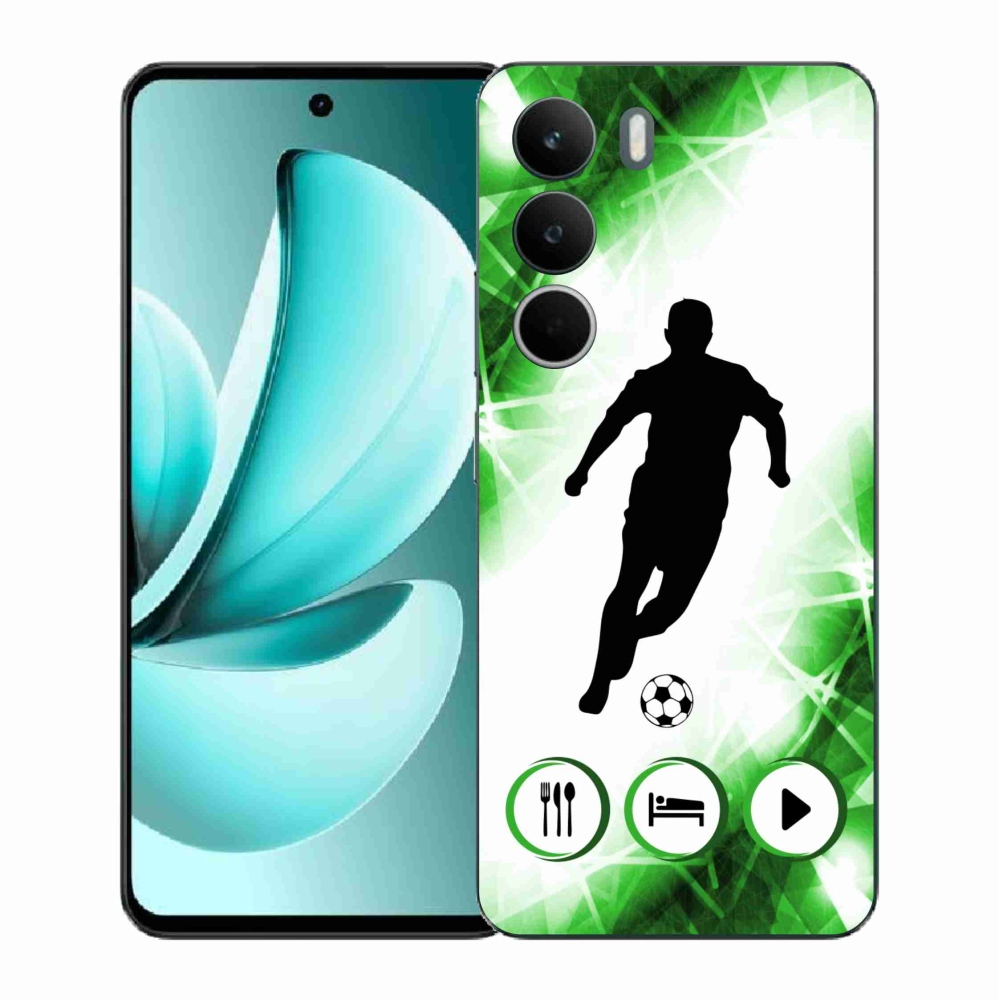 Gelový kryt mmCase na Realme C71 - fotbalista