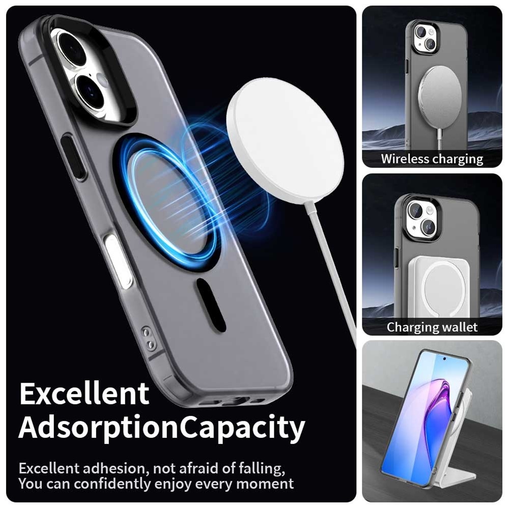 Candy gelový obal MagSafe pro iPhone 17 - černý
