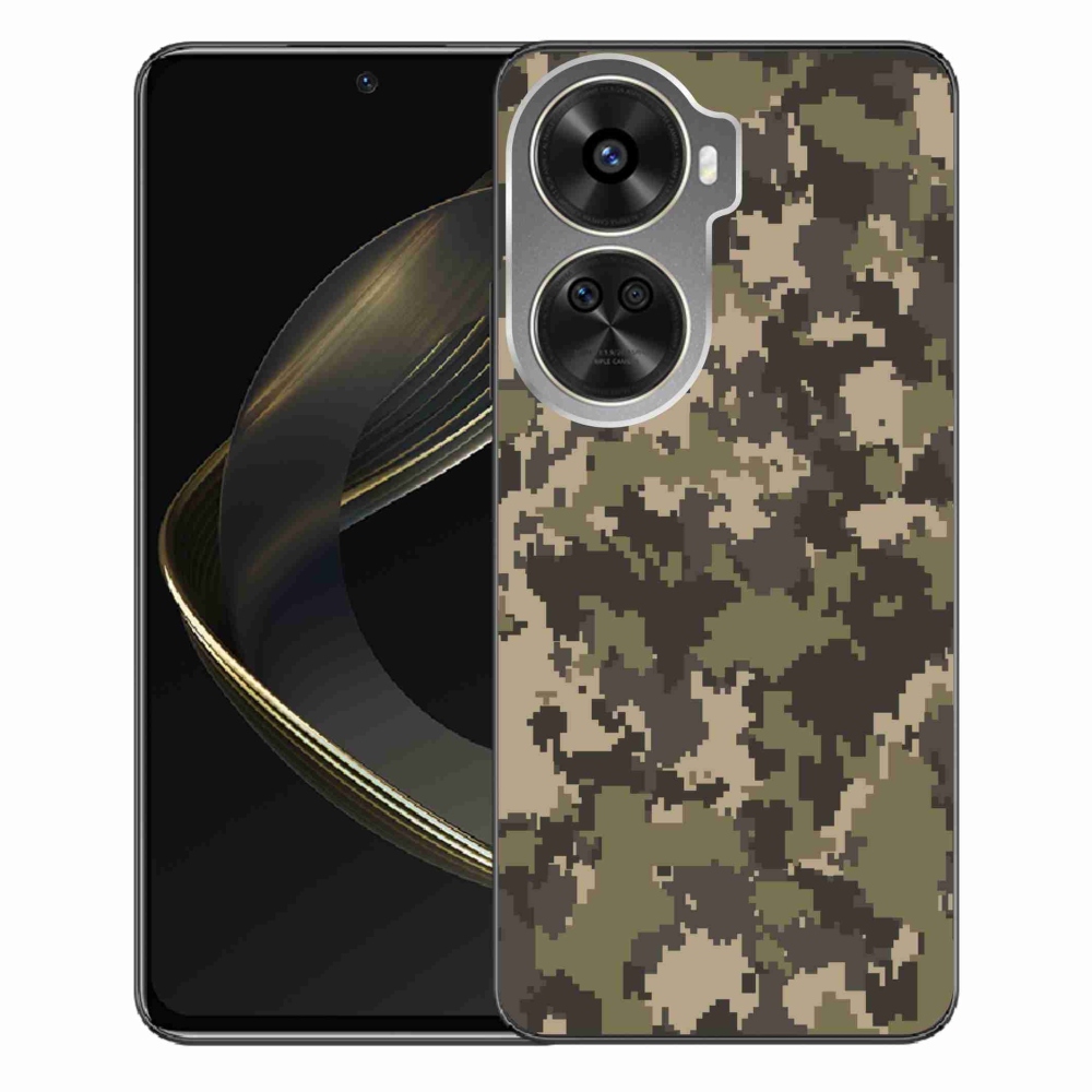 Gelový kryt mmCase na Huawei Nova 12 SE - maskáčový vzor 12