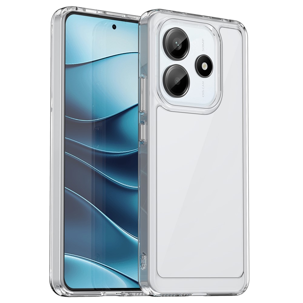 Gelový obal s pevnými zády na Xiaomi Redmi Note 14 5G - průhledný