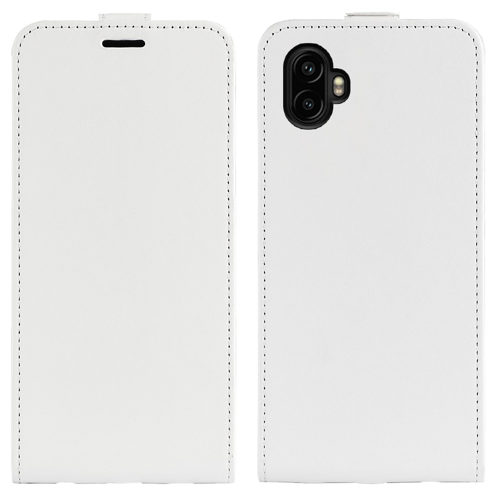 Vertical knížkové pouzdro na Samsung Galaxy Xcover 7 Pro - bílé