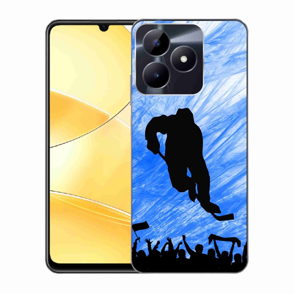 Gelový kryt mmCase na Realme C51/C53 - hokejový hráč