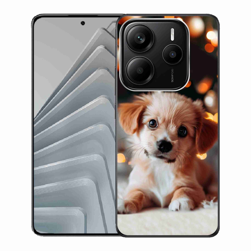Gelový kryt mmCase na Xiaomi Redmi Note 14 5G - štěňátko