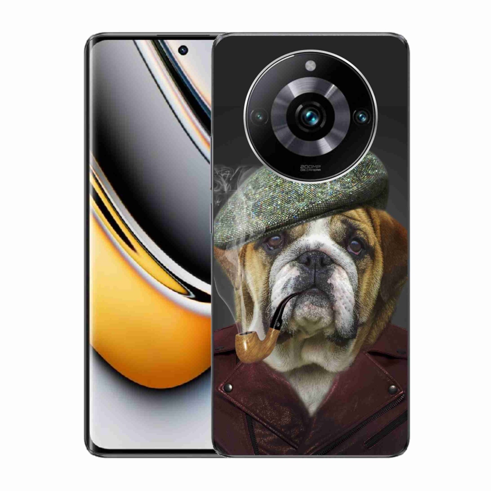 Gelový kryt mmCase na Realme 11 Pro/11 Pro+ - pes s fajfkou