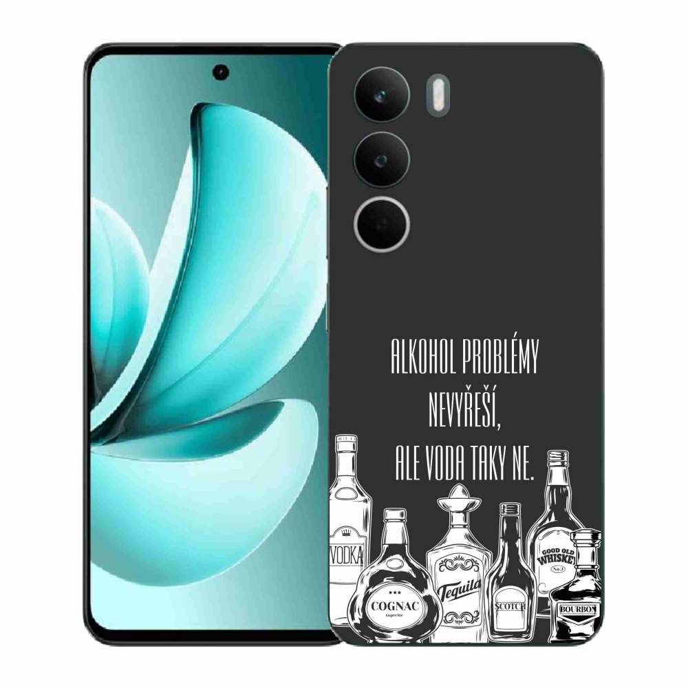 Gelový kryt mmCase na Realme C71 - vtipný text černé pozadí