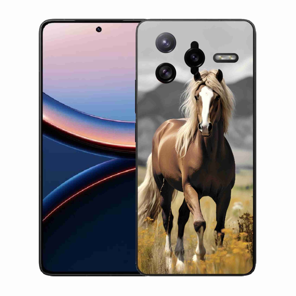Gelový kryt mmCase na Xiaomi Poco F7 Ultra - hnědý kůň 1