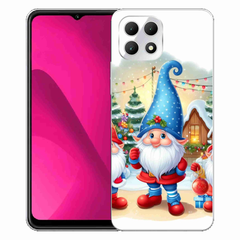 Gelový kryt mmCase na T-Mobile T Phone 2 - vánoční skřítci