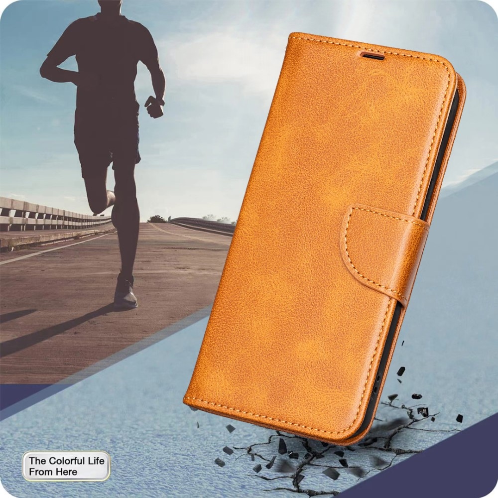 Case knížkové pouzdro na Samsung Galaxy S25 Edge - žluté